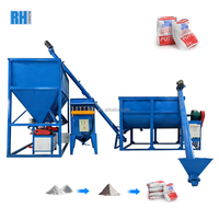 Mélangeur de mortier sec et machine d'emballage à soupape en acier Q235 de 3-5 T/H pour la mastication de la boue pour la construction
