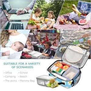 Cute Daisy Lunch Bag <b>for</b> Women & Girls - 6L Insulated <b>Cooler</b> Tote with Adjustable Shoulder Strap and <b>Backpack</b> Buckle, Leakproof - Product Image 6