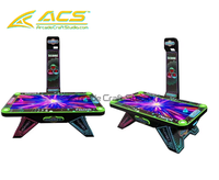 Table de hockey sur air commerciale ACS à monnayeur pour 2 joueurs, machine de jeu d'arcade avec marqueur électronique, équipement sportif d'intérieur pour le jeu