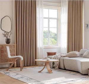 Tenda in Poliestere Rosa Pallido Insonorizzante di Alta Qualità, Oscurante, Spessa, Jacquard con Motivi Floreali <span class=keywords><strong>per</strong></span> Soggiorno e Camera da Letto di Ragazze Moderne - Product Image 6