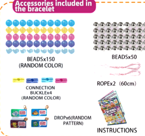 Juego de Cuentas para <span class=keywords><strong>Hacer</strong></span> Pulseras Coloridas de Primera Calidad para Manualidades Creativas Infantiles, Fabricación de <span class=keywords><strong>Joyas</strong></span>, Regalos de Cumpleaños y Recuerdos de Fiesta - Product Image 5
