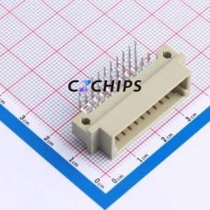 9001-15201C00A DIN41612 Connector Bent Lead Through Hole,P=2.54mm Connector 20P 3 2.54mm Right Angle Insert - Product Image 1