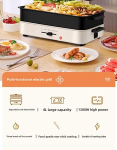 Chảo nướng điện đa năng 1500W dùng cho gia đình và ngoài trời - Product Image 5