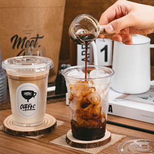 Xueli Gobelets en plastique transparent personnalisés avec logo imprimé Verres à boissons pour cafés Bars à jus et événements d'entreprise - Product Image 4