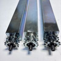 Rouleau de convoyeur motorisé en acier inoxydable galvanisé sur mesure, accessoires de rouleaux de convoyeur à bande pour ligne d'assemblage