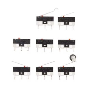 สวิตช์จำกัดขนาดเล็กสวิตช์แบบปุ่มกด1A 125V AC Mouse SWITCH 3Pins ด้ามจับยาวลูกกลิ้งแขน SPDT 12X6X6MM - Product Image 2