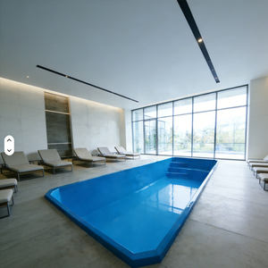 Piscina en cascada, piscina, sofá, piscina de fibra de vidrio sobre el suelo, rejilla para piscina, carcasa de piscina de fibra de vidrio, piscina con forma de sofá - Product Image 1