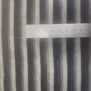 Tela de Chifón Jacquard con Rayas de <span class=keywords><strong>Sombra</strong></span>, Transpirable, Transparente y Sexy para Vestidos y Blusas - Product Image 3