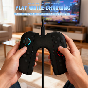 Nintendo Switch Joy-Con Charging <b>Grip</b> With Ergonomic Design For Left And Right <b>Controllers</b> - Product Image 4