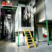 Ligne de revêtement en poudre entièrement automatique BZB, ligne de production de revêtement métallique pour le traitement de surface des pièces métalliques