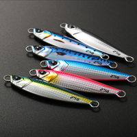 Jigging Pro Series 10g 14g 22g 25g 30g 40g Leurres de pêche en eau salée imprimés en 3D, jig métallique pour la pêche en eau salée