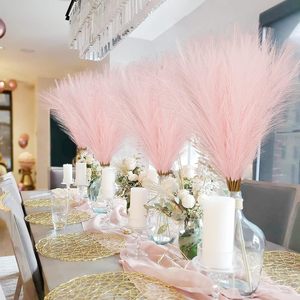 Rose Faux Pampas <span class=keywords><strong>Herbe</strong></span> Décor Court Artificielle Pompeuse <span class=keywords><strong>Herbe</strong></span> Floral Faux Pampas <span class=keywords><strong>Herbe</strong></span> pour <span class=keywords><strong>La</strong></span> Maison <span class=keywords><strong>De</strong></span> Mariage Boho Décor - Product Image 2
