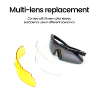 Lunettes tactiques personnalisées avec logo, protection UV400, lunettes de tir, de randonnée, polarisées, anti-buée, lunettes de sport de plein air, jeux CS
