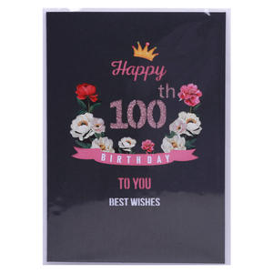 Carte de vœux en papier couché avec enveloppe pour 10e anniversaire, impression UV, pelliculage mat, DIY - Product Image 4