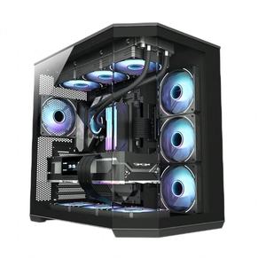 Boîtiers USB JNP ATX RGB <span class=keywords><strong>Gamer</strong></span> Boîtier d'ordinateur de <span class=keywords><strong>bureau</strong></span> Alimentation <span class=keywords><strong>Tour</strong></span> Cabinet <span class=keywords><strong>Tour</strong></span> moyenne pour PC de jeu pour joueurs avec ventilateur RGB - Product Image 1
