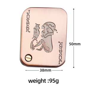 Jouets sensoriels EDC Double Joker Push Card Snap Coin pour les doigts, pour l'anxiété, le TDAH, l'autisme, les adultes, soulagement du stress, jouets pour les doigts - Product Image 5