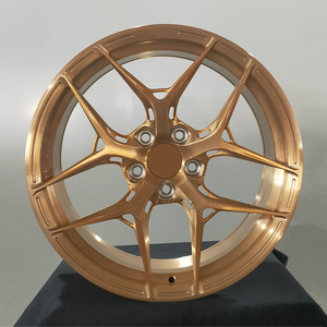 Jantes Rimpower 5x108 5x114.3 5x112 5x120 personnalisées brossées à 5 branches en alliage <span class=keywords><strong>d</strong></span>'aluminium pour voitures, tailles 17 18 19 20 21 22 23 24 <span class=keywords><strong>pouces</strong></span> - Product Image 2