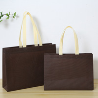 Sacs promotionnels en tissu non tissé PP avec poignées, personnalisables avec logo, écologiques, motif lettres, tailles S/M/L, vente en gros