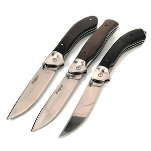 Couteau pliant extérieur <span class=keywords><strong>russe</strong></span> de haute qualité couteau de poche Camping de survie sur le terrain avec manche en bois de santal - Product Image 6