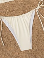 TW 2026 Traje de Baño de Dos Piezas para Mujer, Diseño Personalizado con Cuentas 3D, Sexy, de Cintura Baja, Ropa de Playa
