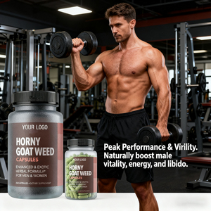 Nhãn hiệu riêng OEM/ODM hiệu lực cao 20% icariin Horny Goat Weed chiết xuất viên nang cho nam tăng cường bổ sung - Product Image 3