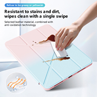 En stock, étui pour tablette, résistant aux taches, PU+PC+TPU, antichoc, coque magnétique détachable pour iPad 9e génération