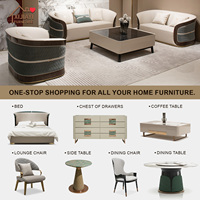 Meubles de salon haut de gamme, art et luxe, sur mesure, service complet, ensemble de meubles pour la maison, canapé courbé