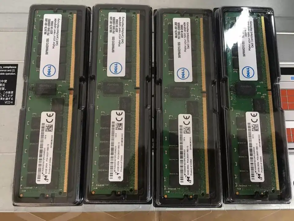 ذاكرة رام للخادم DELL DDR4 DDR5 16 جيجابايت 32 جيجا 64 جيجا 2933 ميجاهرتز 3200 ميجاهرتز ذاكرة رام للخادم RDIMM