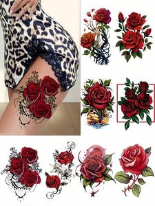 CMYK Waterproof Temporary Body Tattoo <b>Sticker</b> Durable Paper Decal for Adult Fashion Body Art Party Festival Professional Use - Product Image 4
