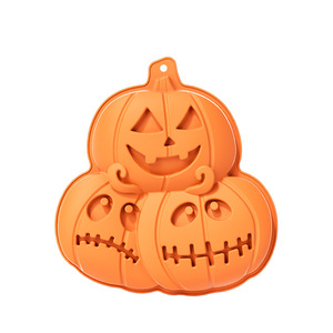 Molde de Silicona para Hornear con Temática de <span class=keywords><strong>Halloween</strong></span>, Molde para Pastel de Calabaza y Calavera, para Chocolate, Mousse, Jabón y Repostería - Product Image 2