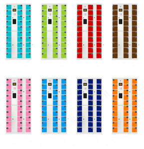 Casier de stockage de charge de <span class=keywords><strong>téléphone</strong></span> portable public électronique en acier personnalisé de plusieurs couleurs - Product Image 3