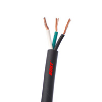 Kabel Fleksibel PVC SVT 16 18AWG 2 3 4 Inti Isolasi Konduktor Tembaga Kabel Daya
