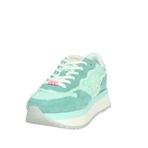 Baskets pour femmes Sun68 Z35216 en toile vert aqua, chaussures tendance - Product Image 6