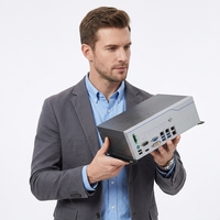 Mini PC industriel Intel de 4e à 9e génération avec processeur I3/i5/i7 en option, 4 ports LAN, compatible Win7/Win8/Win10/Linux, large plage de température, certifié CE RoHS