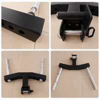Barres parallèles de fitness en acier, barres de dips à poignées détachables, équipement de gym, accessoires pour rack de squats, cadre de traction