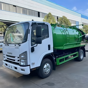 Camion d'aspiration des eaux usées Isuzu KV100, camion de transport des eaux usées par aspiration, prix d'usine bas, à vendre - Product Image 1