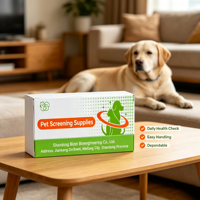 Bandelette de test rapide CAV jetable, kit de diagnostic d'antigène de l'adenovirus canin pour chiens, commande en gros et service OEM pris en charge