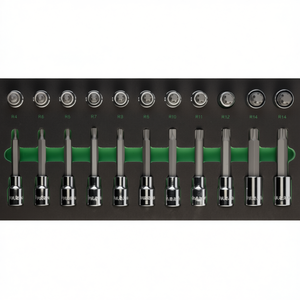 Fasano <b>Torx</b> <b>Bit</b> Set R4 To R14 10 Pc Socket Driver Automotive Repair Tool - Product Image 2