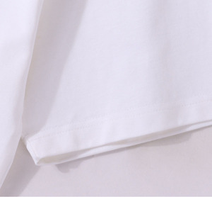 T-shirt personnalisé en coton de haute qualité pour hommes, T-shirt surdimensionné à épaules tombantes, T-shirt unisexe vierge, ample et décontracté de grande taille - Product Image 6