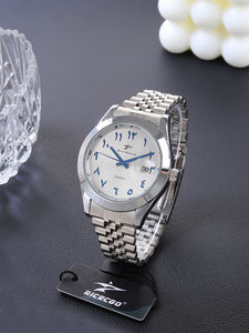 Reloj de Cuarzo Luminoso Unisex, Superventas, de Acero Inoxidable, Estilo Ejecutivo, Resistente al Agua, Hecho en China, <span class=keywords><strong>Omax</strong></span> - Product Image 2