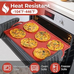 MUYULINS Factory Moule à gâteau et à muffins en silicone grand format, 6 cavités rondes, antiadhésif, sans BPA, avec cadre métallique renforcé, certifié LFGB - Product Image 3