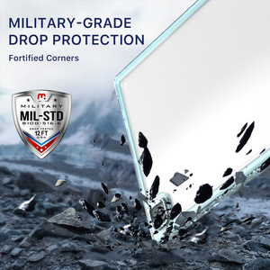 Rõ ràng backplane trường hợp đối với Samsung Galaxy Tab A9 chống sốc Slim <span class=keywords><strong>Tablet</strong></span> bìa với cứng PC trở lại mềm TPU <span class=keywords><strong>bumper</strong></span> trường hợp đối với Tab S9 - Product Image 6