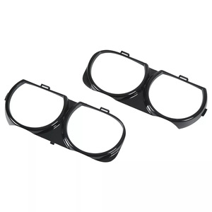 Biseles para faros delanteros Dodge Challenger 68259053AB 68259052AB, cubiertas de plástico con clip - Product Image 1