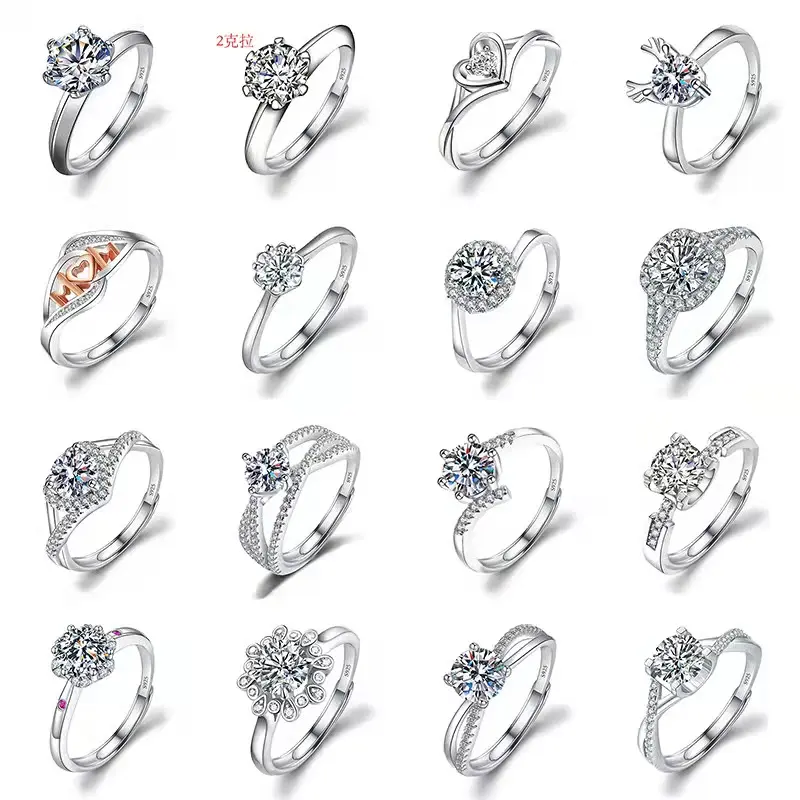 cubic zirconia rings size 10