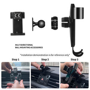 ที่วางโทรศัพท์<span class=keywords><strong>มื</strong></span>อถือในรถยนต์ Toyota Vios ปี 2017-2023 แบบติดช่องแอร์ หมุนได้ 360 องศา พร้อมขายส่ง รุ่นใหม่ - Product Image 4