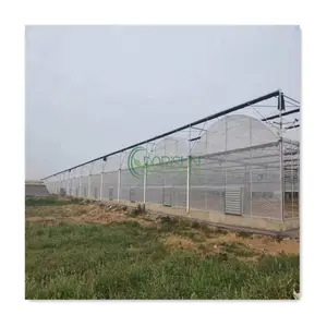 The Chinese Kit Large Irrigation Pipes Agricultural Set Electric Heater Cheapest Gutter Greenhouse Construction for Winter Trade