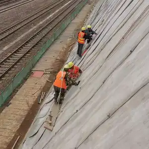 Neue Art Beton Zement decke wasserdichte Entwässerung graben Zement Leinwand