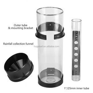 250ml Précis <span class=keywords><strong>Collecteur</strong></span> <span class=keywords><strong>de</strong></span> <span class=keywords><strong>Pluie</strong></span> Extérieur Transparent Résistant aux Intempéries Jardin En Plastique Pluviomètre pour Jardinage - Product Image 3