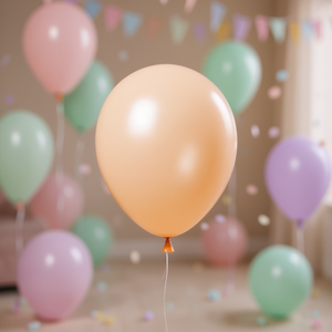 Palloncini in lattice M27 color pesca pastello opaco per eventi, feste, compleanni, lauree, festa della mamma, Capodanno cinese, ritorno a scuola - Product Image 2