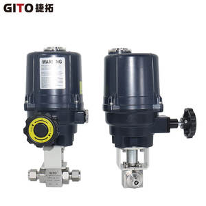 Válvula de Bola Eléctrica de Alta Presión GITO, Diseño Recto de Acero Inoxidable Forjado para Agua, Gas y Aceite - Personalización OEM - Product Image 1